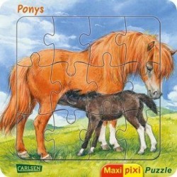 Maxi-Pixi-Puzzle: Ponys (Kinderpuzzle)